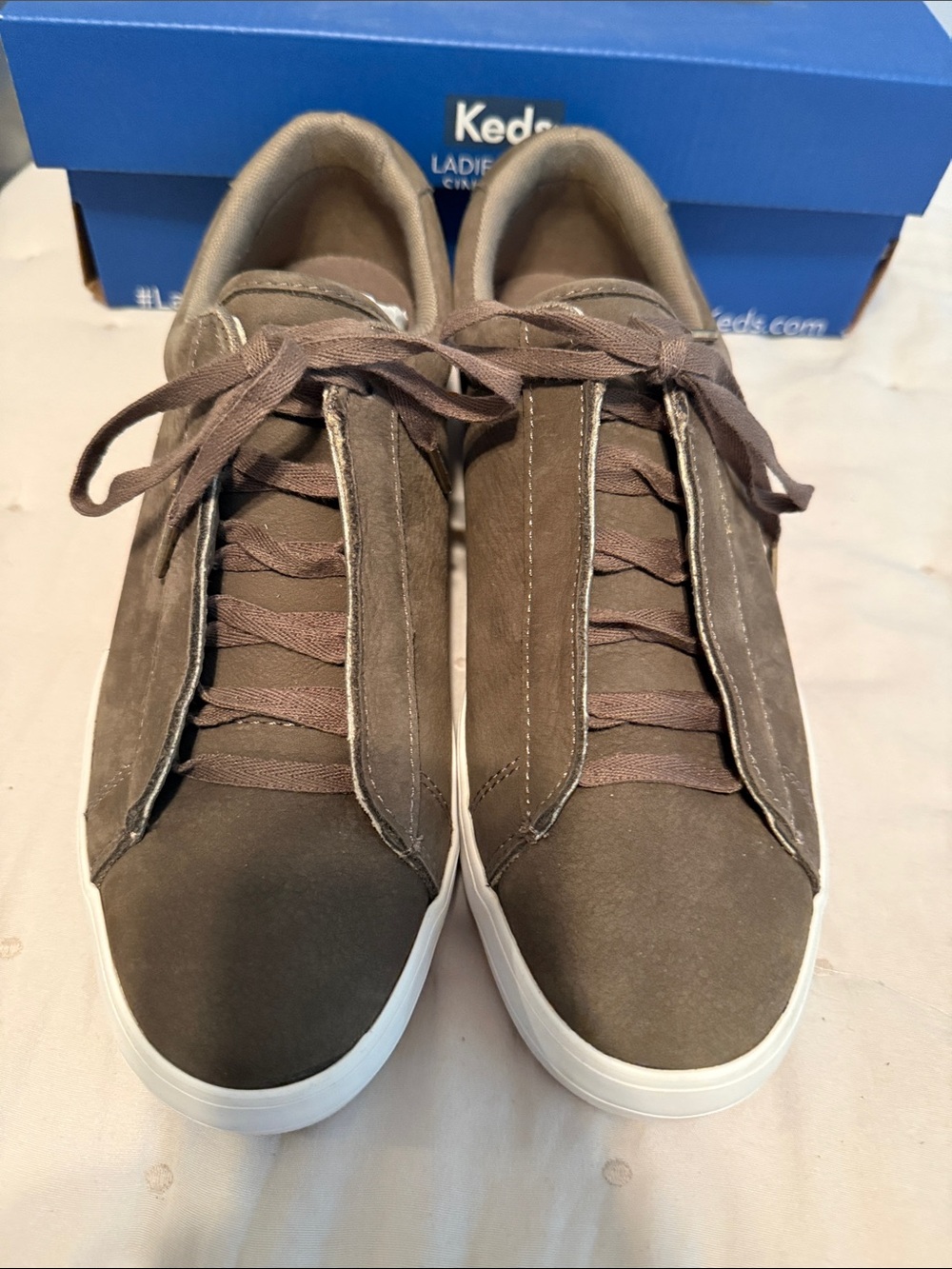 Keds Women's Brown Suede Sneakers
